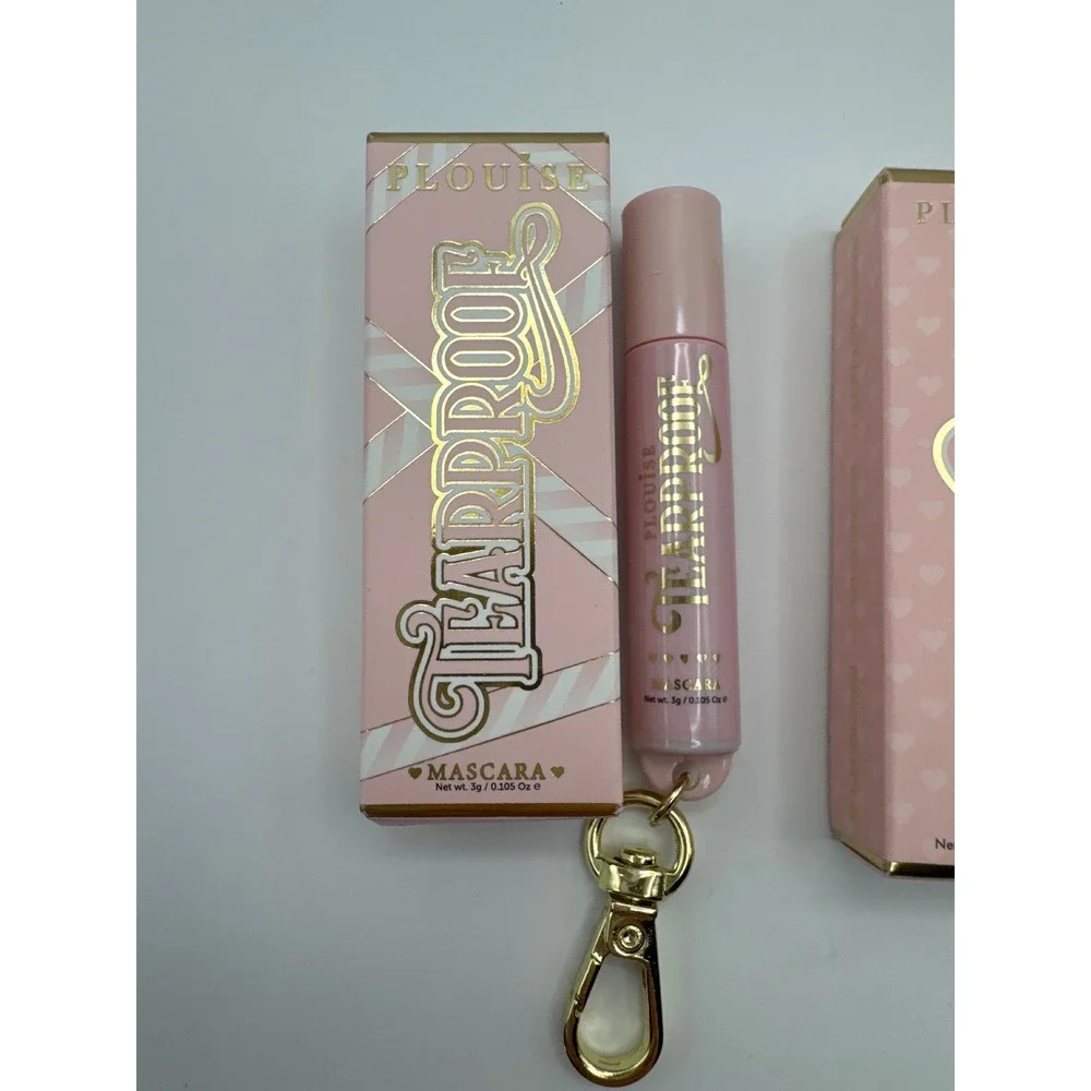 Plouise Tearproof Black Mascara & So Attached Pink Lash Glue Keychain‎ Mini Set